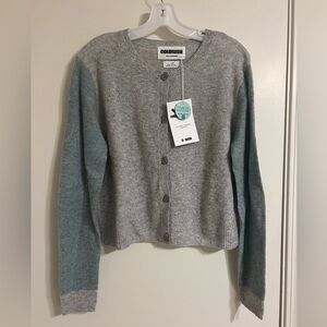 NWT Colorush Gauzy Malou Cardigan, Fuzzy Grey, size 3 (Large)